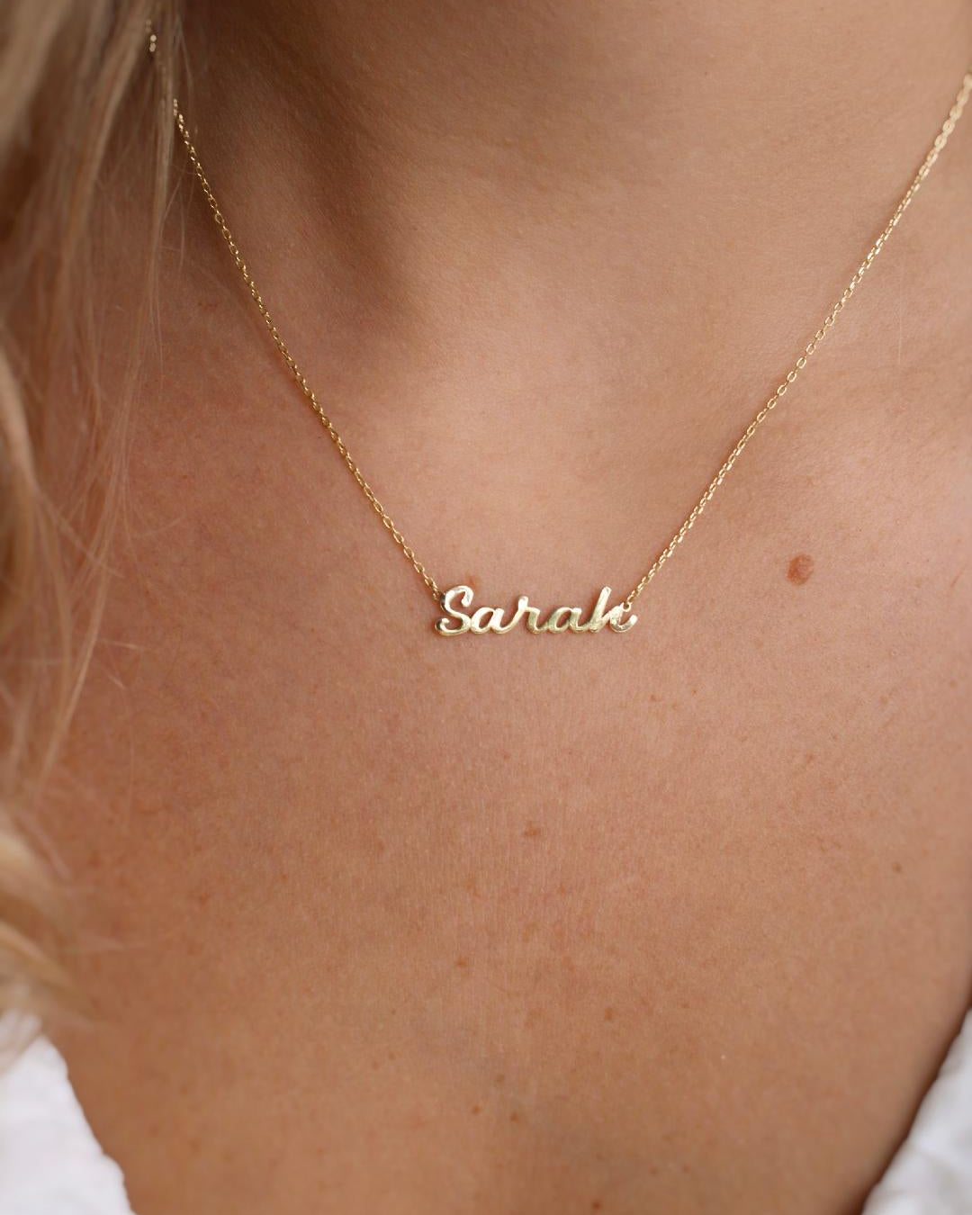 14k Custom Name Necklace