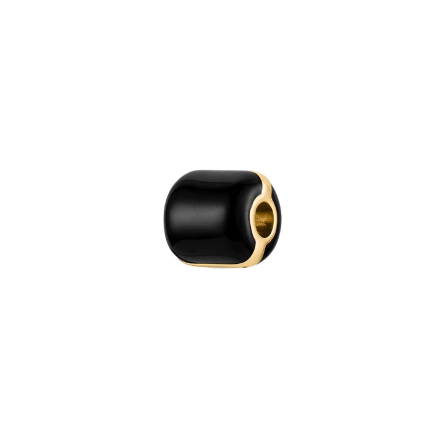 Celine Black Enamel Bead Charm