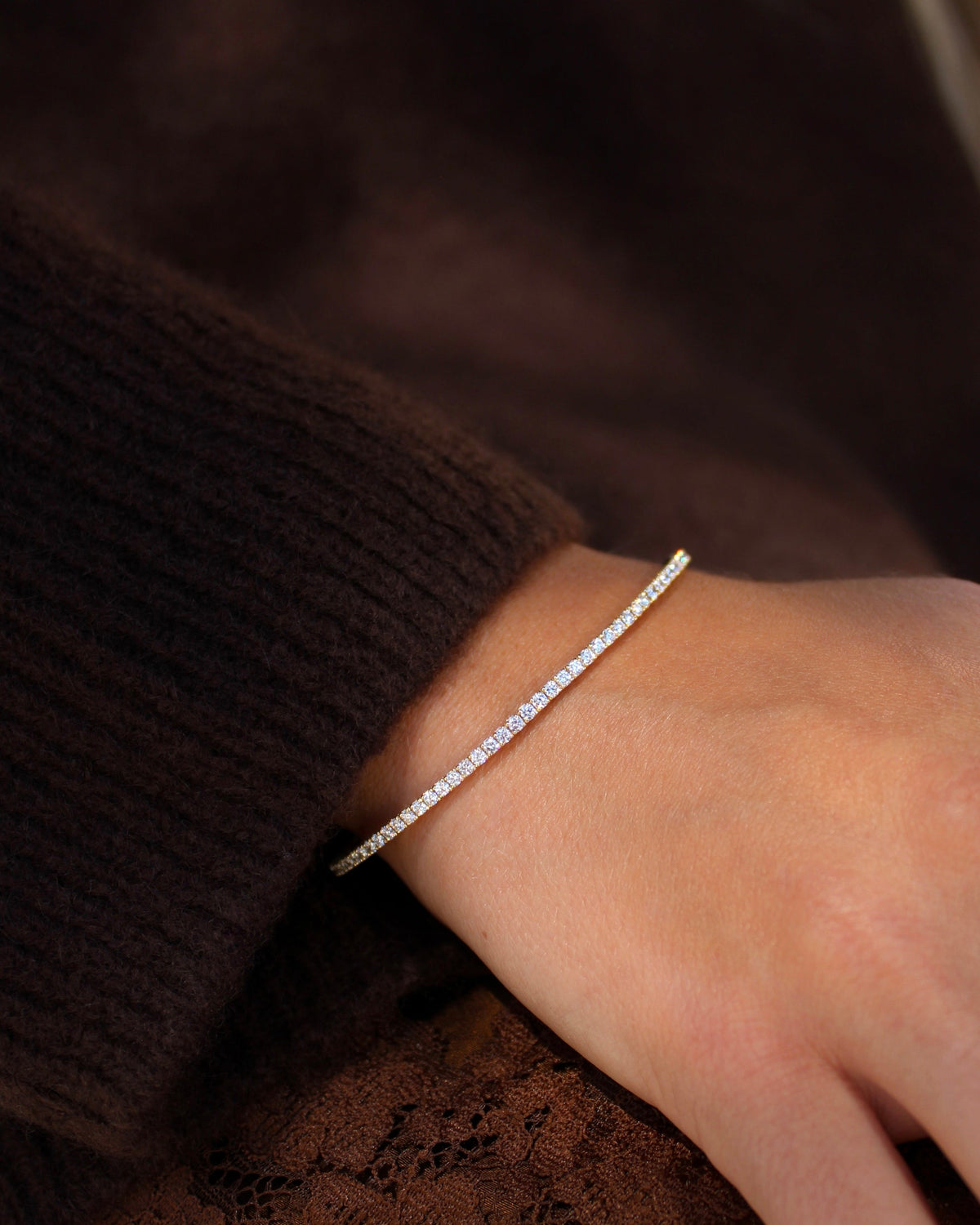 Luxor Lab Grown Flex Tennis Bracelet