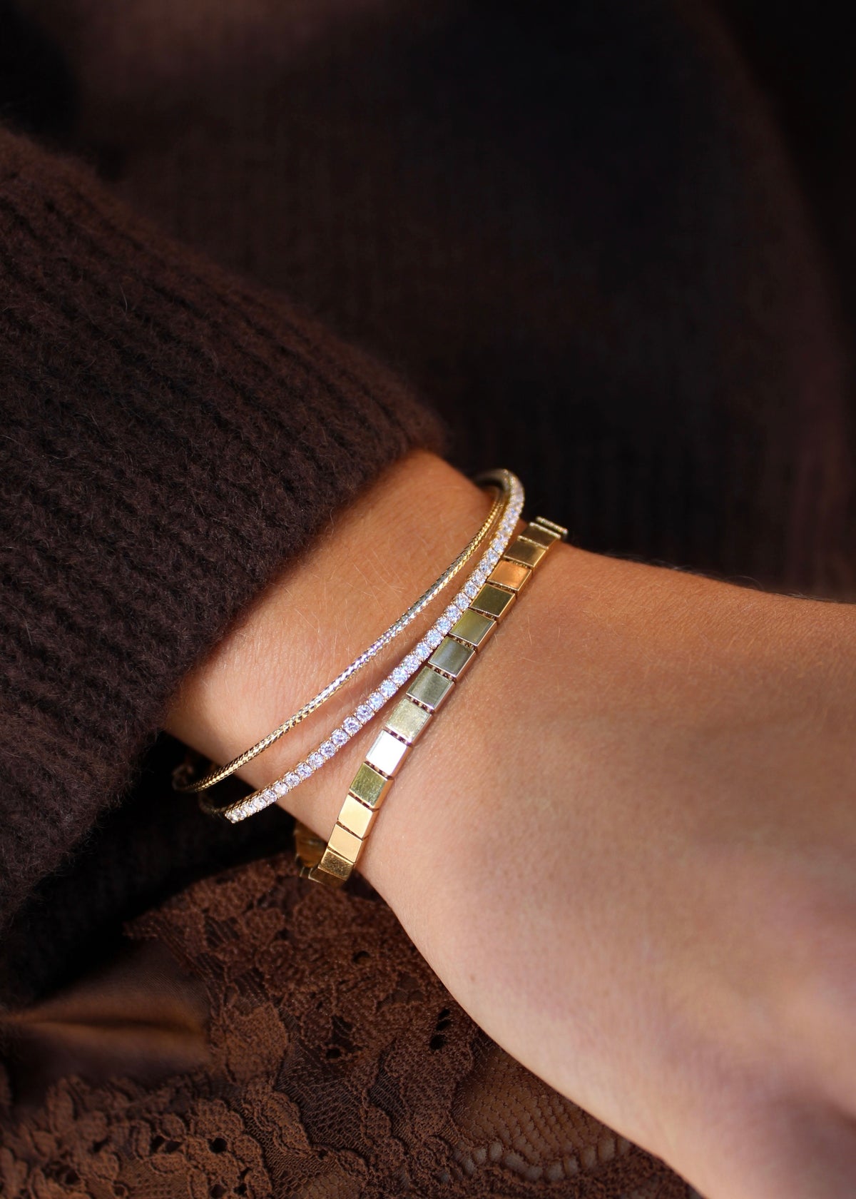 Luxor Lab Grown Flex Tennis Bracelet