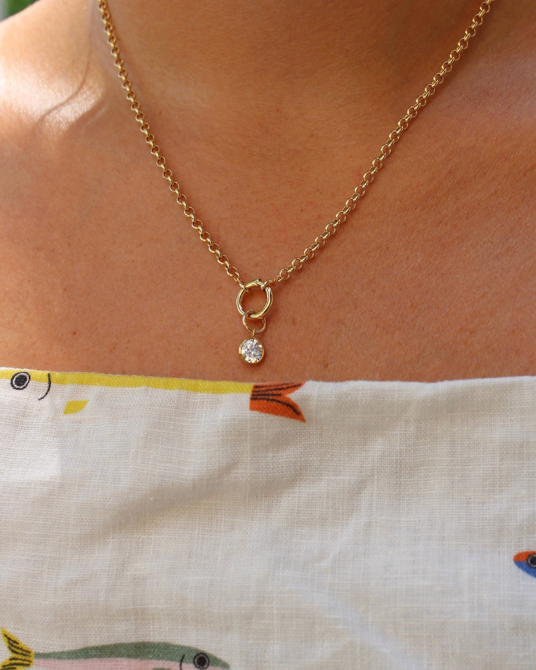 Vienna Rolo Charm Necklace