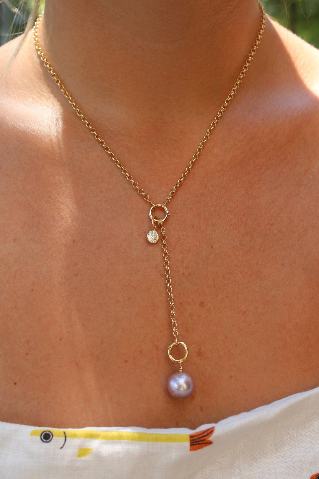Vienna Rolo Chain Lariat
