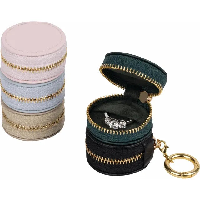 Leatherette Jewelry Holder Keychain