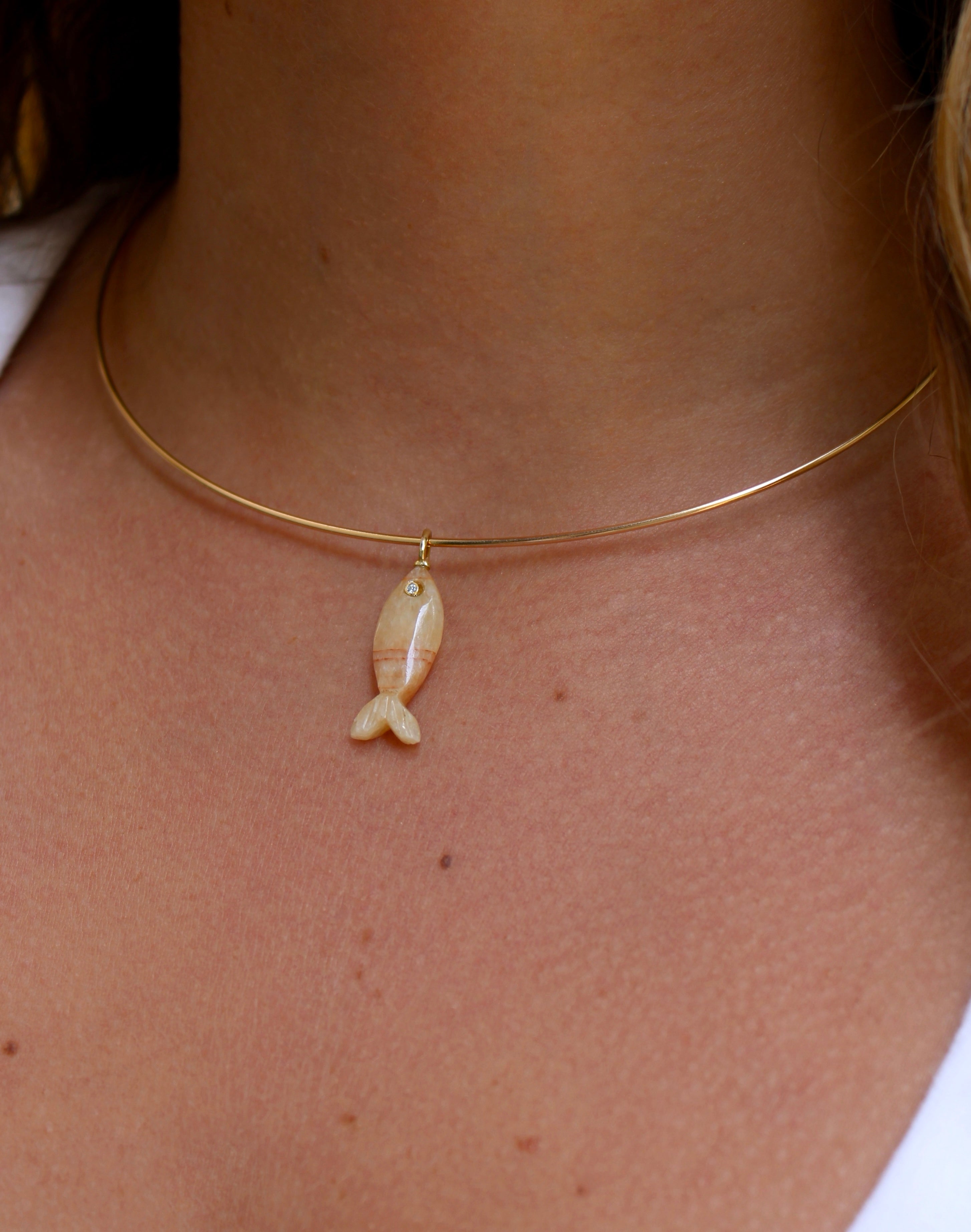 Cantabria Yellow Calcite Charm