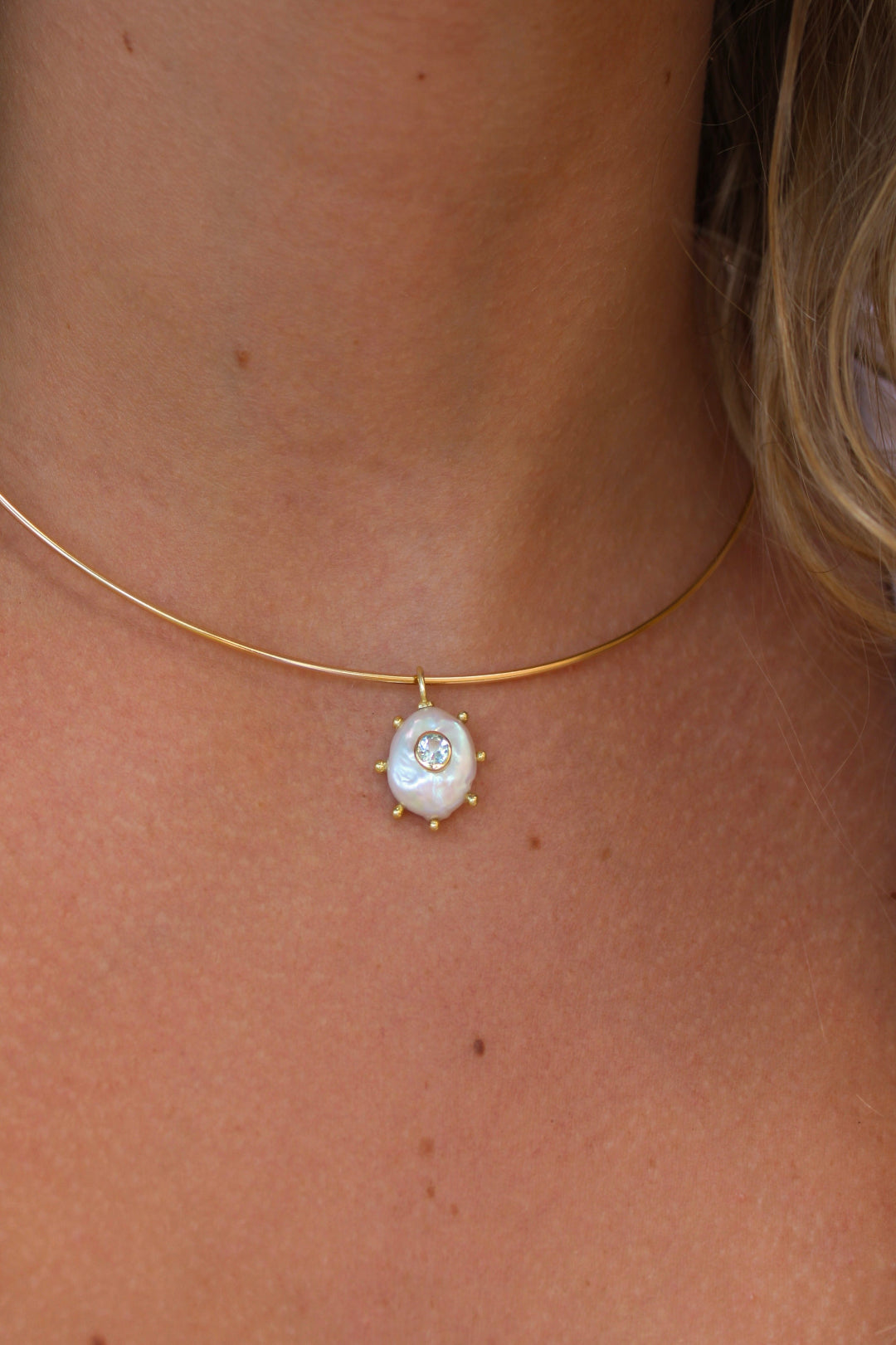 Portland Pearl Charm