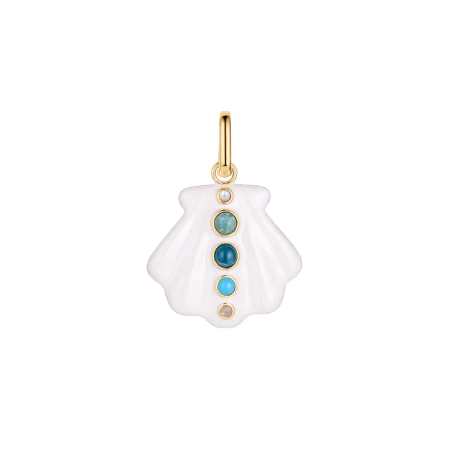 Maris White Enamel Charm