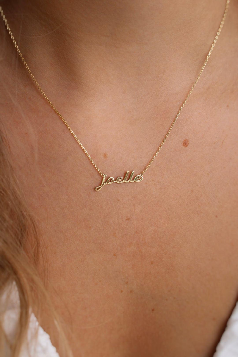 14k Custom Name Necklace