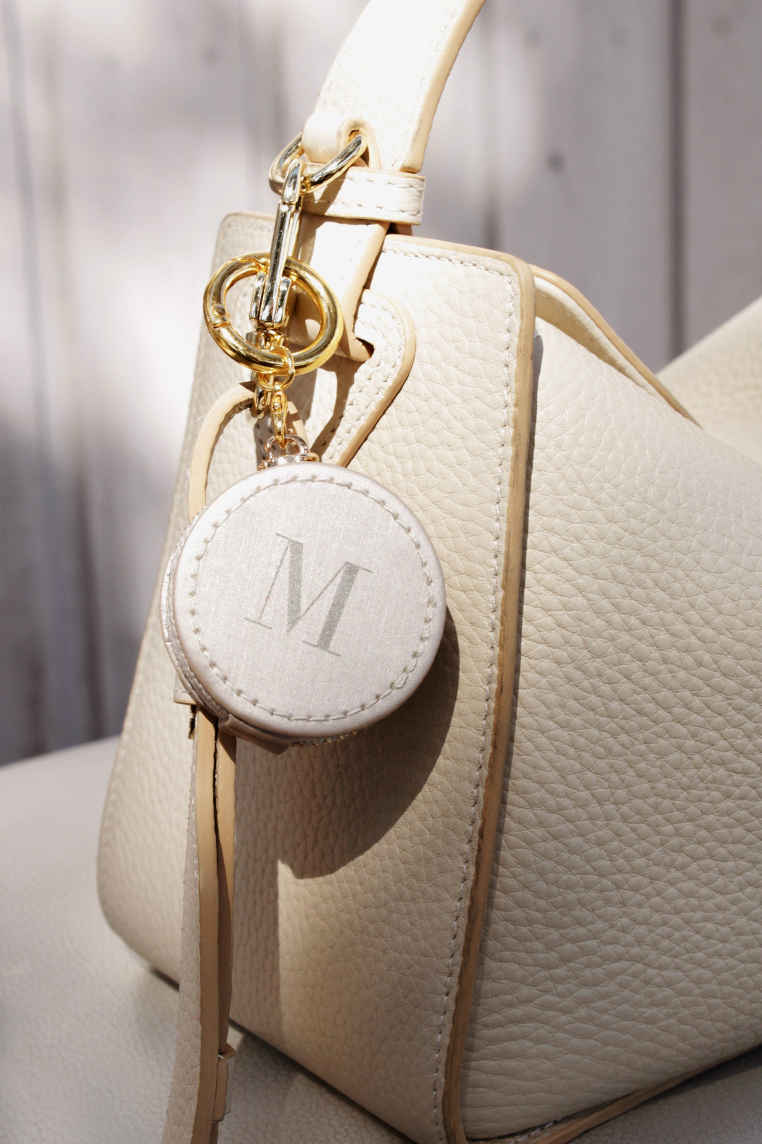 Leatherette Jewelry Holder Keychain