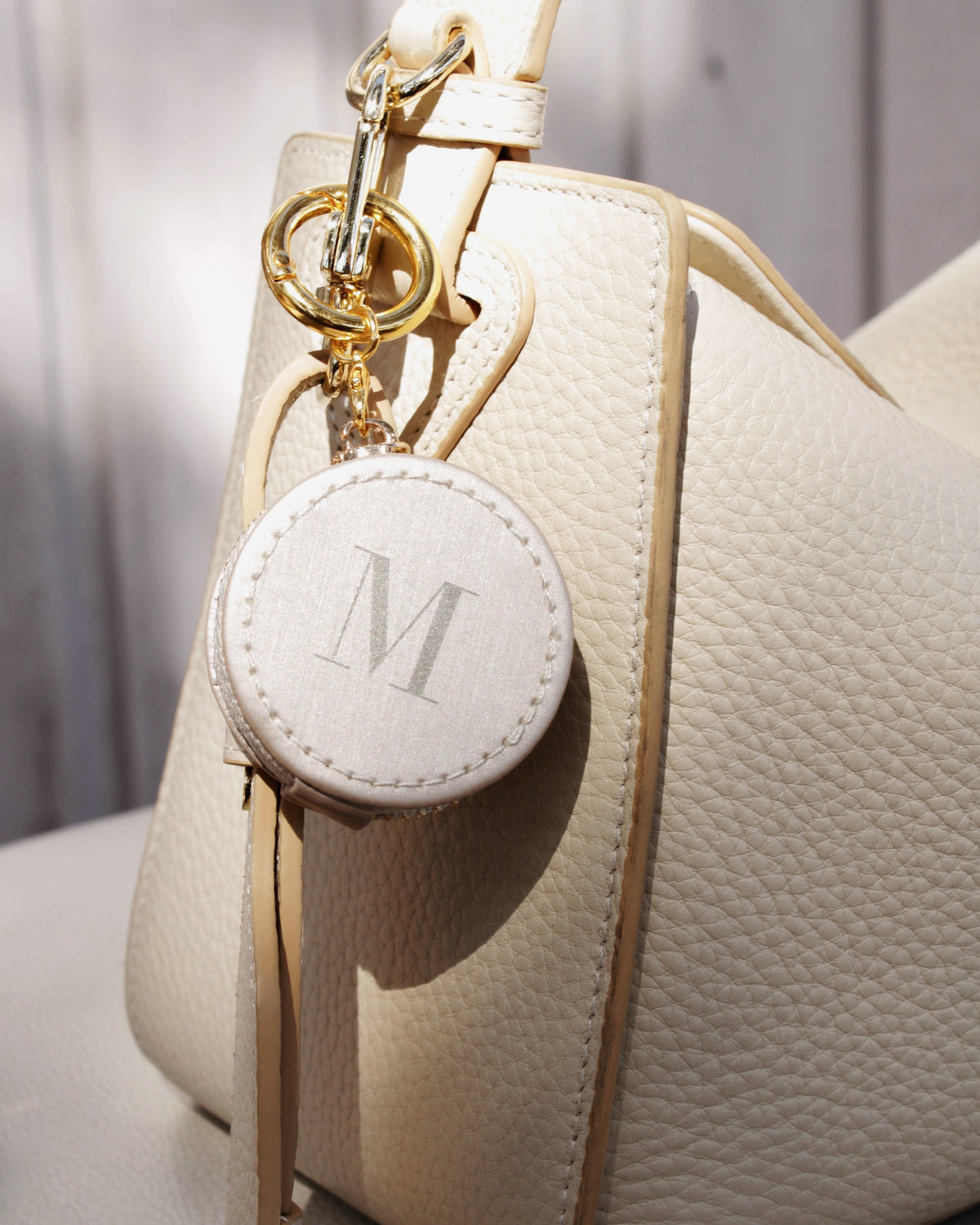 Leatherette Jewelry Holder Keychain
