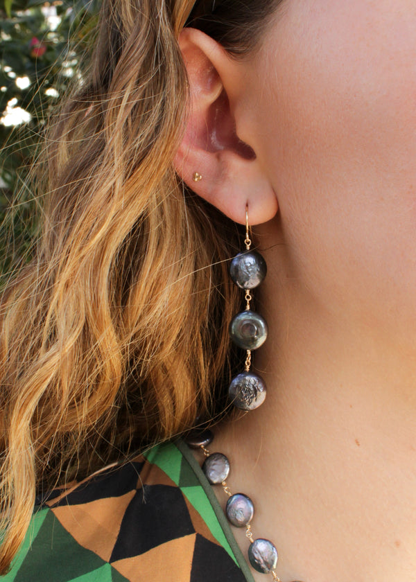 Aspen Noir Earrings