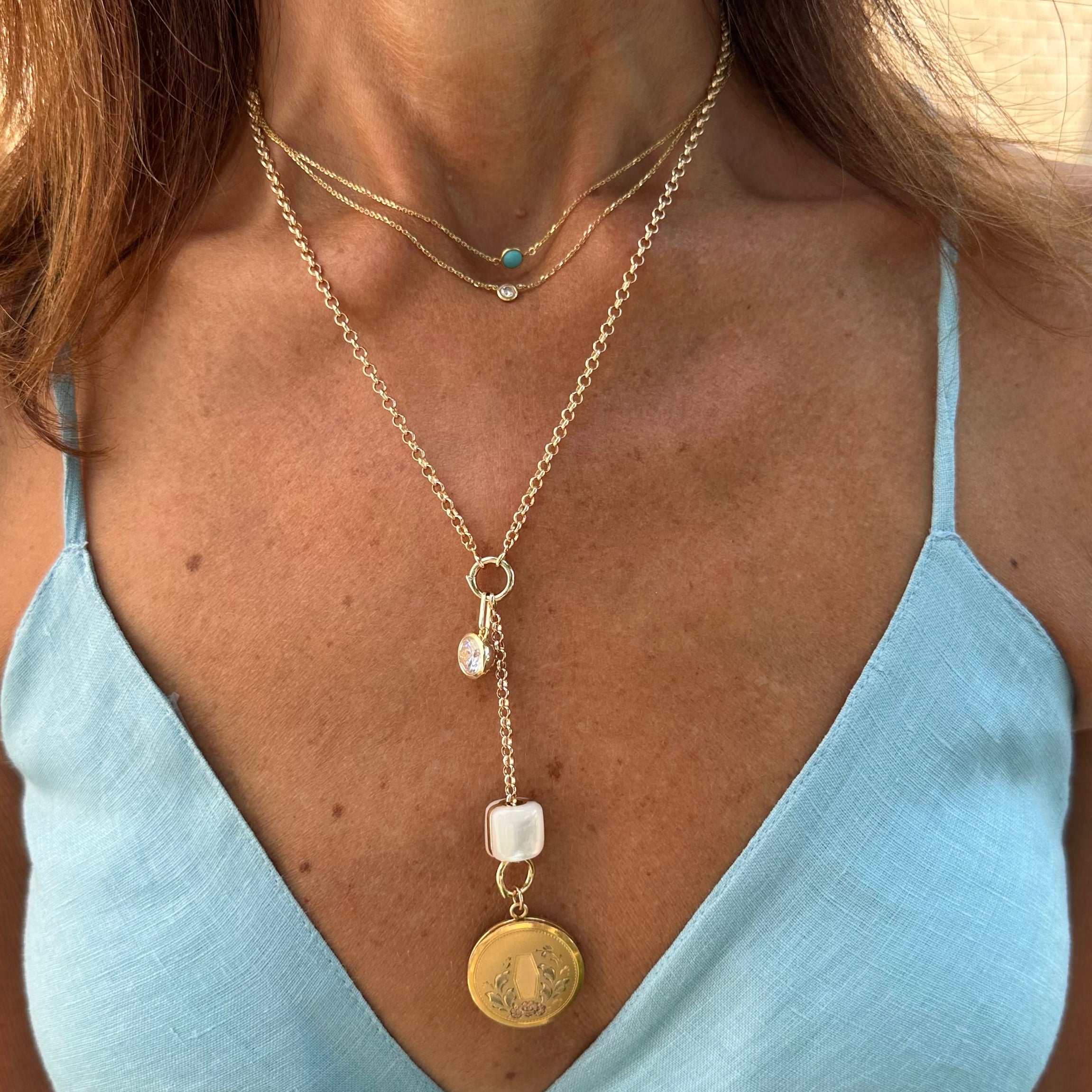 Vienna Rolo Chain Lariat