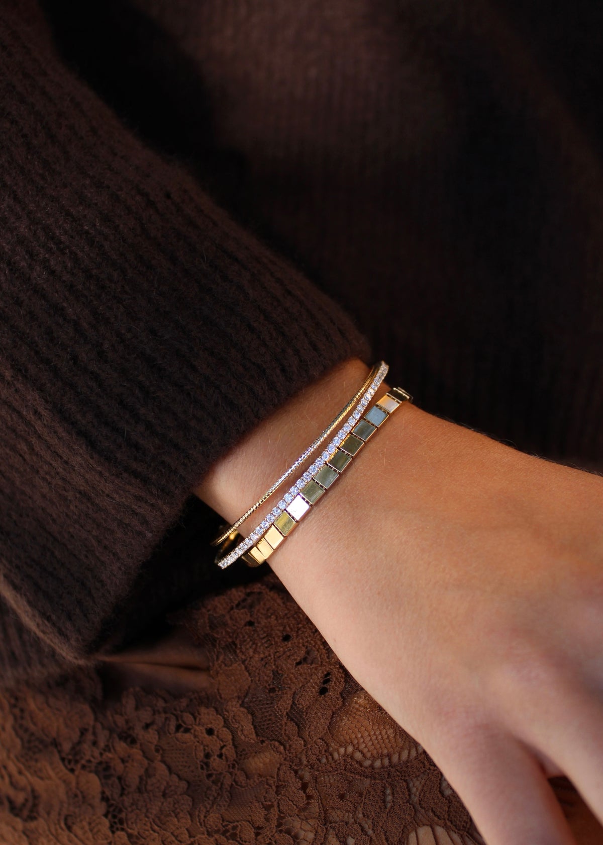 Luxor Lab Grown Flex Tennis Bracelet