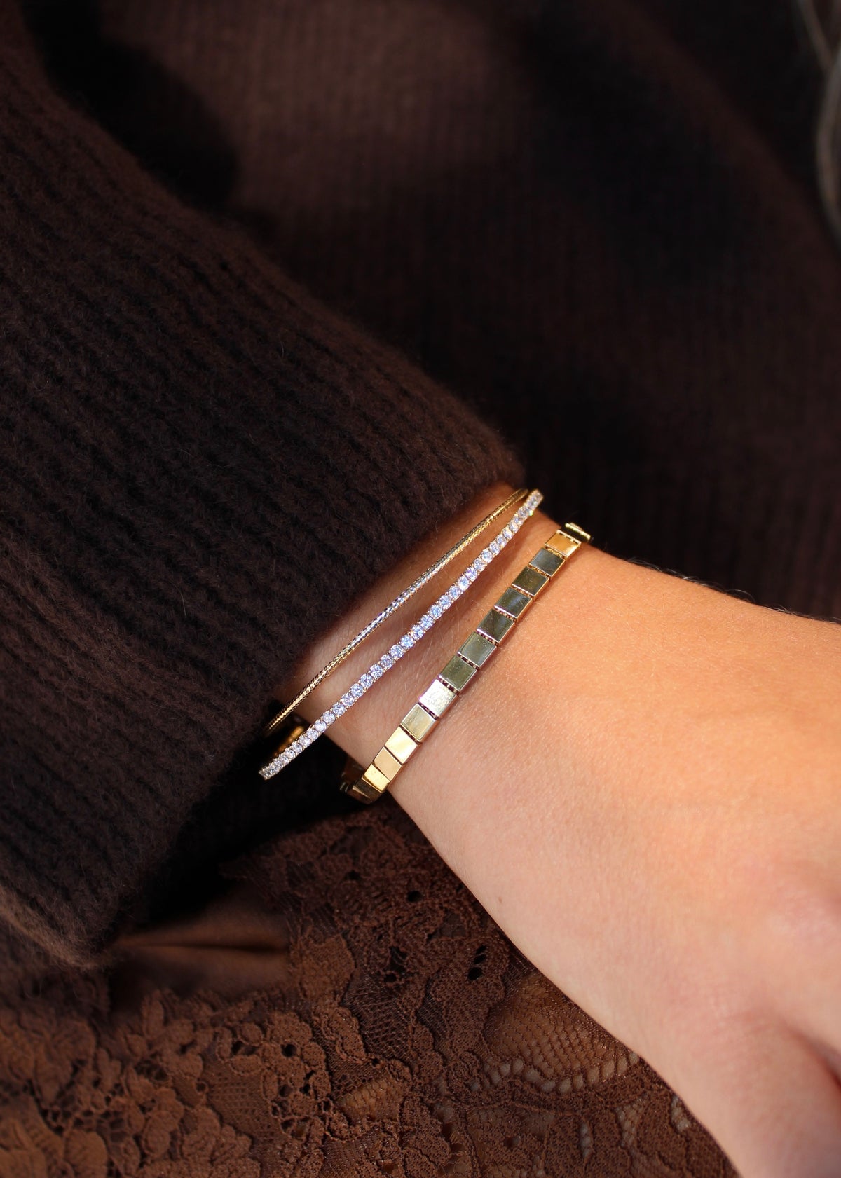Luxor Lab Grown Flex Tennis Bracelet