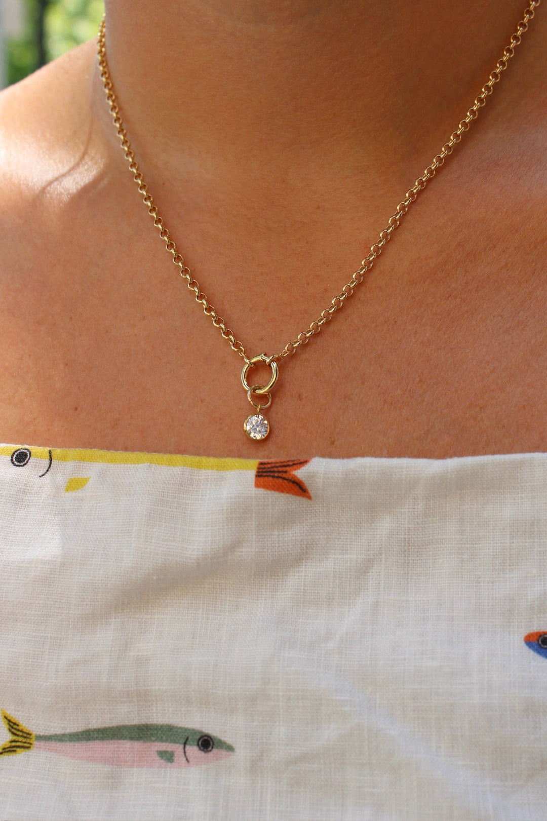 Vienna Rolo Charm Necklace