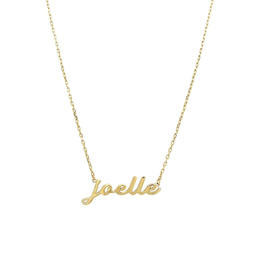14k Custom Name Necklace