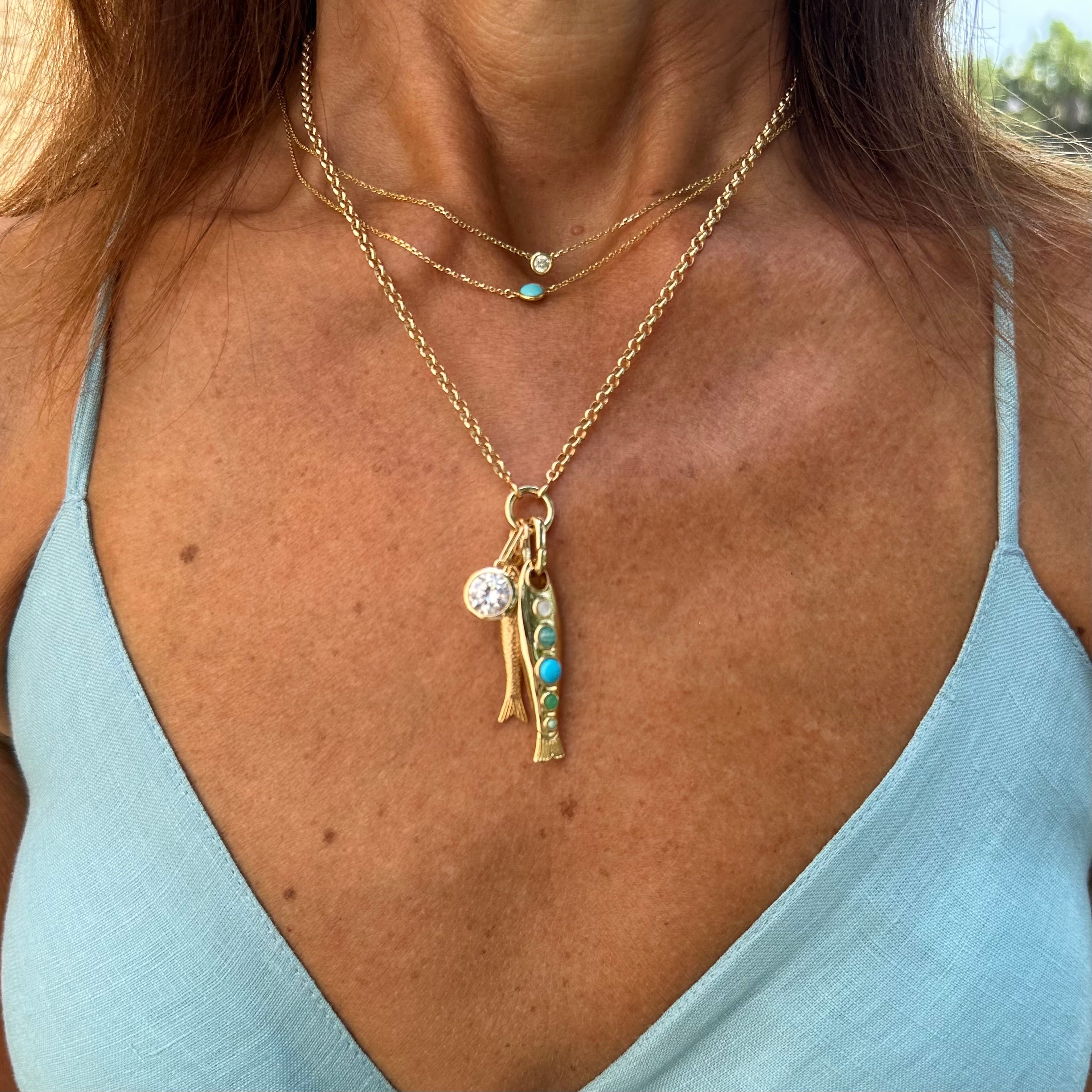 Vienna Rolo Charm Necklace
