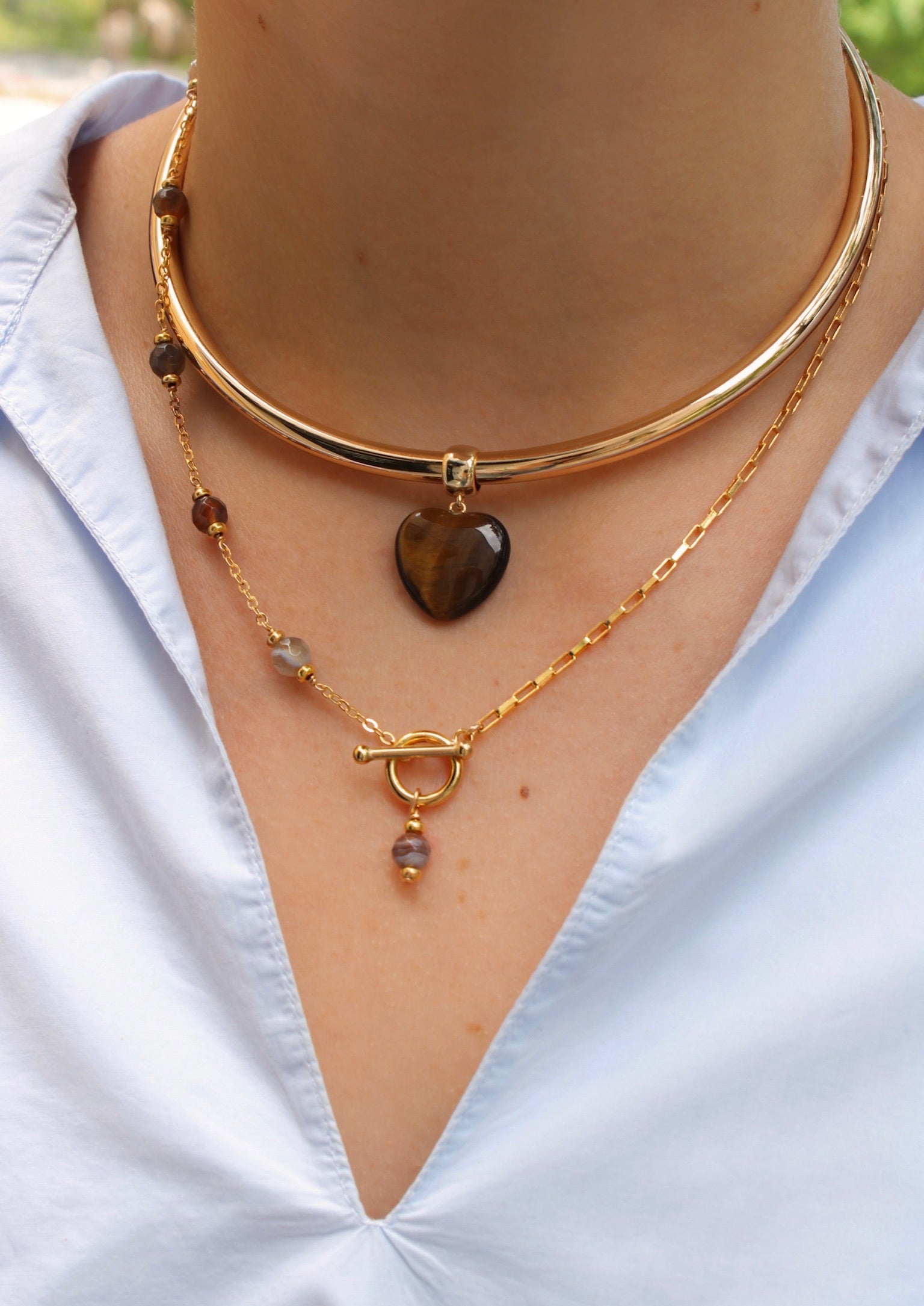 Monte Carlo Tigers Eye Charm