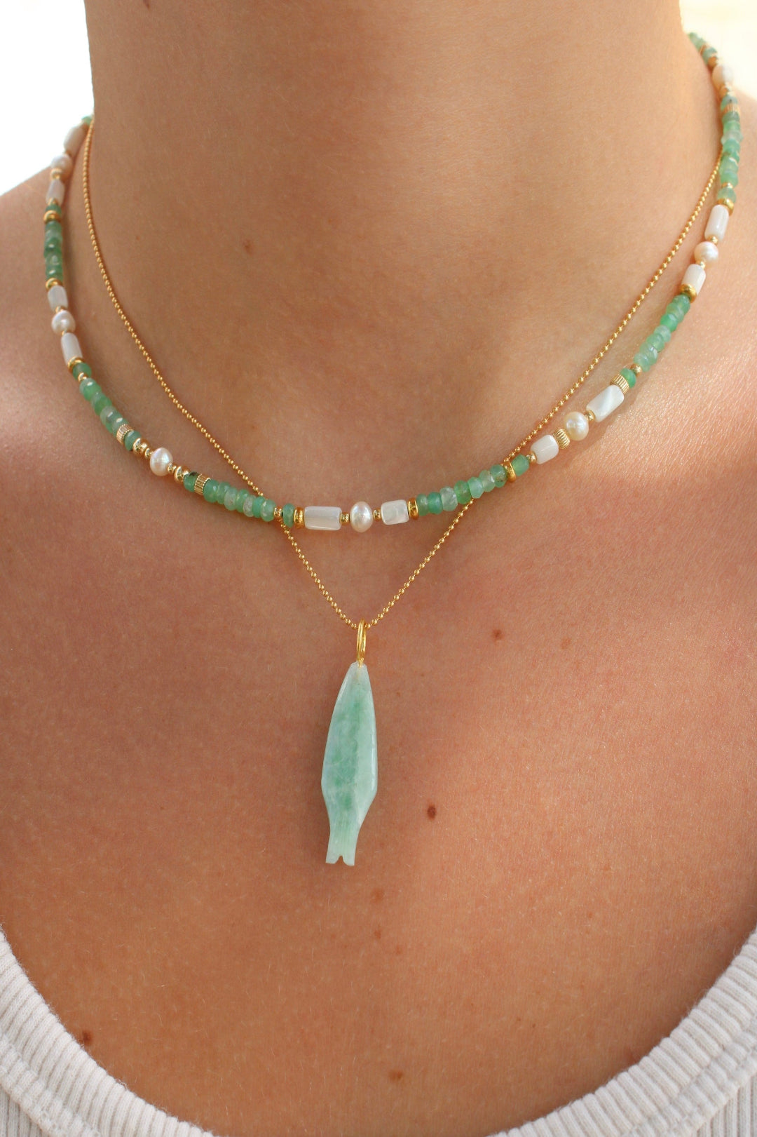 Green Fish Charm