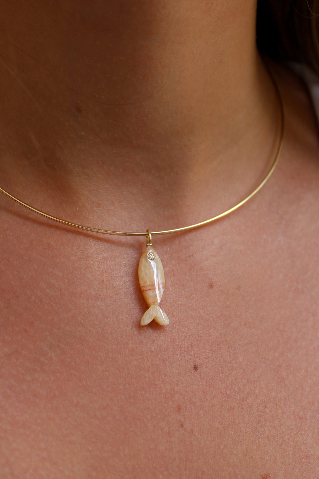 Cantabria Yellow Calcite Charm