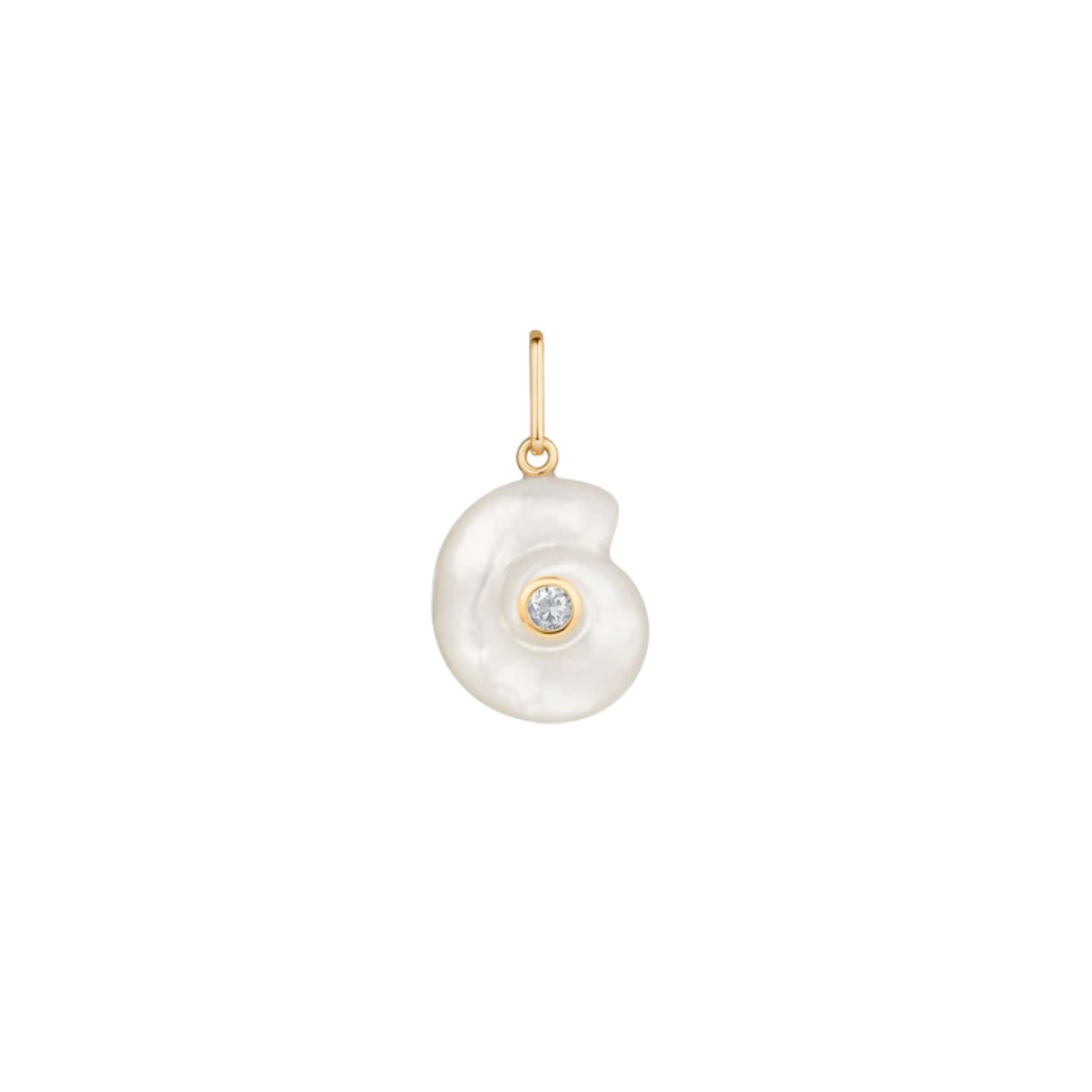 Nautilus Mother of Pearl Charm