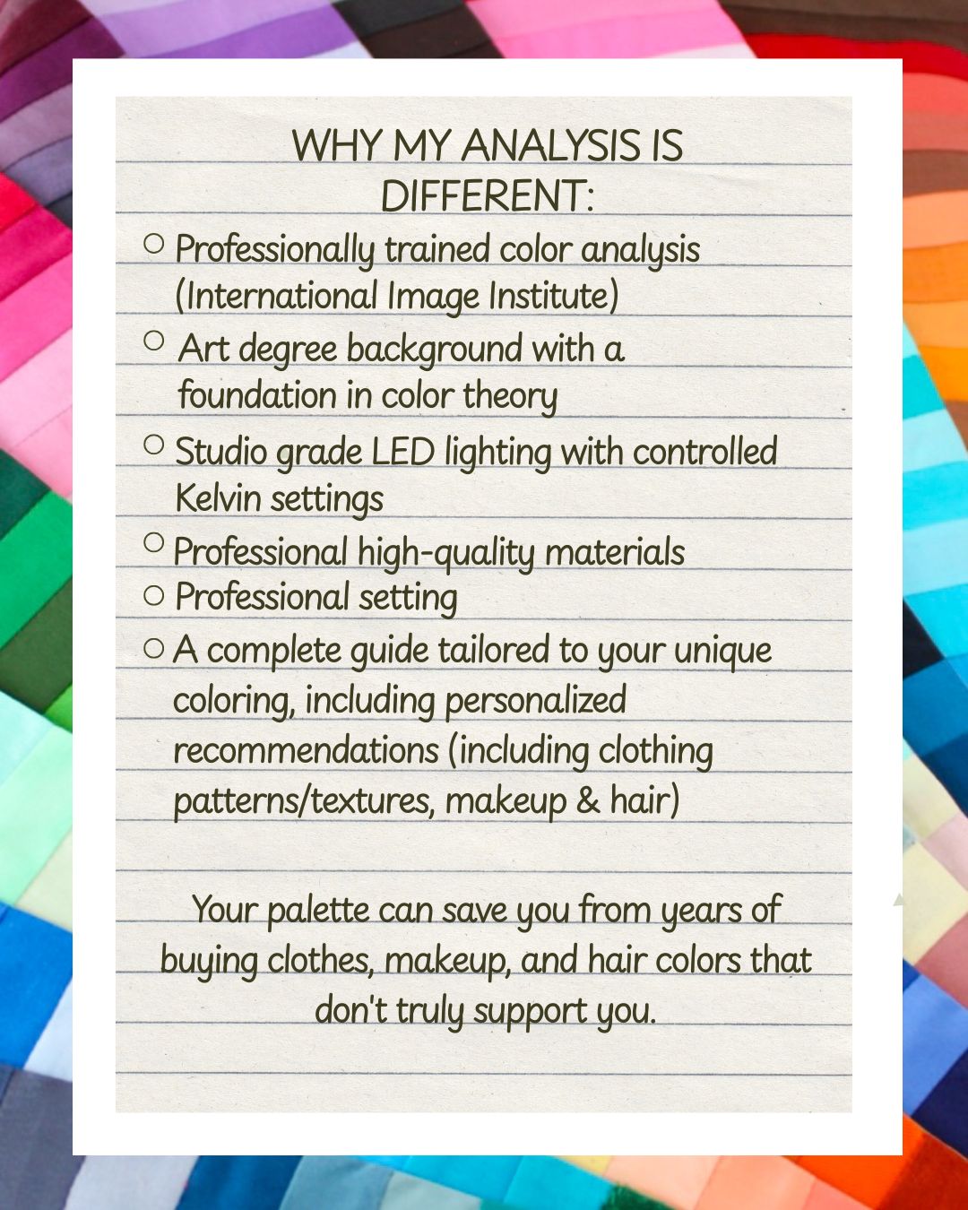 Color Analysis Consultation